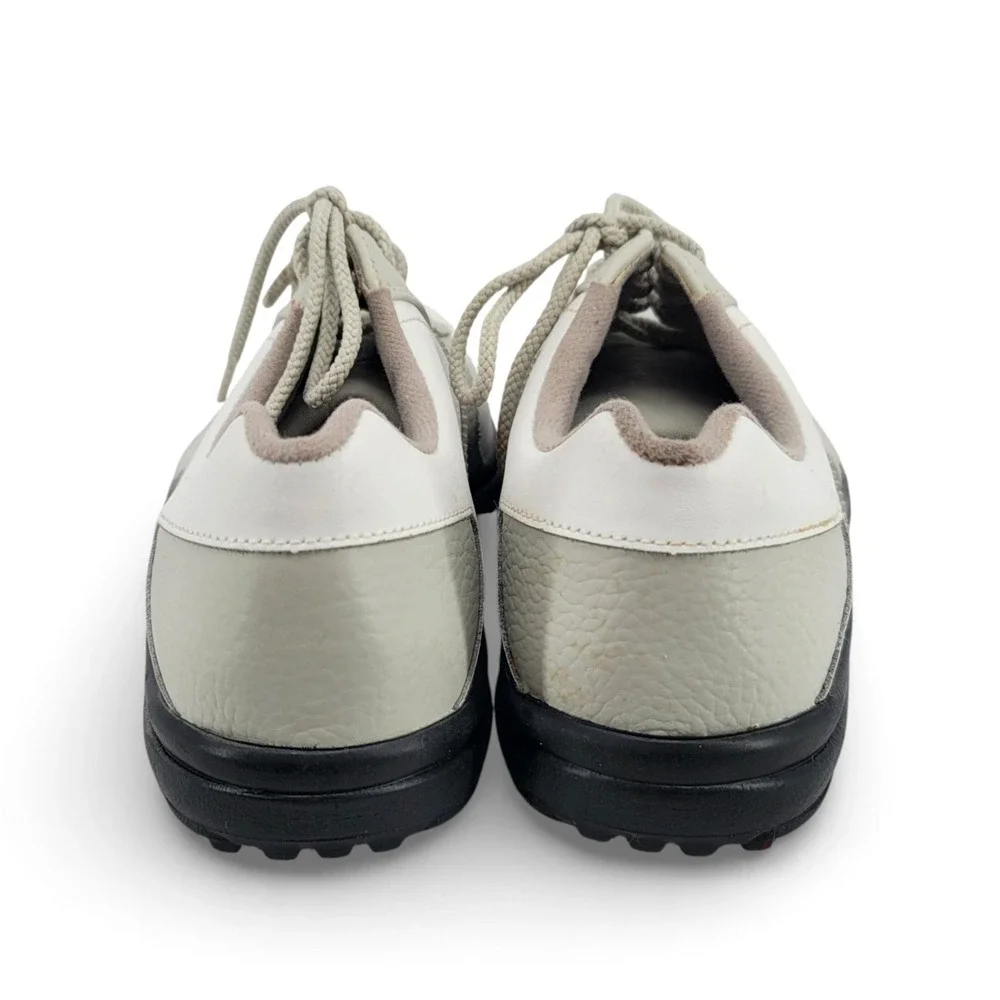 FootJoy Sierra‎ Trek Golf Shoes Womens 10M White Leather Softspikes Cleated